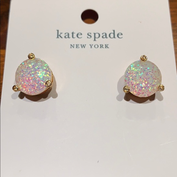 🆕Kate Spade NY Sparkle Gumdrop Stud Earrings NWT - Picture 5 of 6